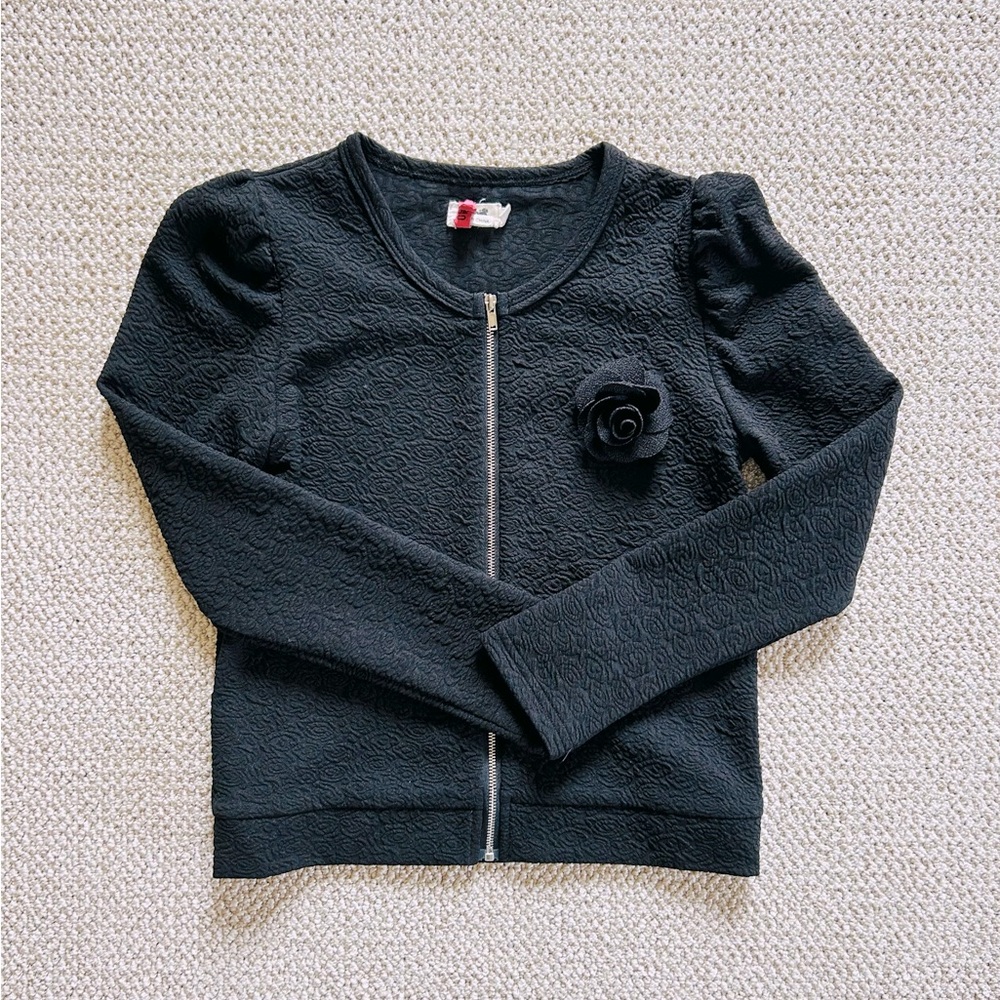 Girls Black Formal Top